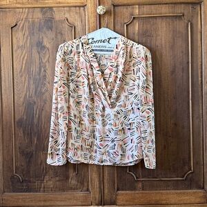 Multicolor Patterned Blouse